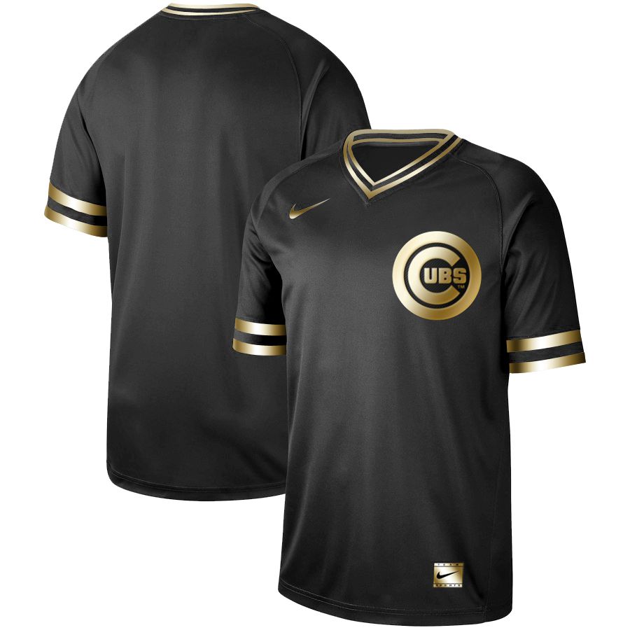 Men Chicago Cubs Blank Black gold Nike Game 2021 MLB Jerseys->chicago cubs->MLB Jersey